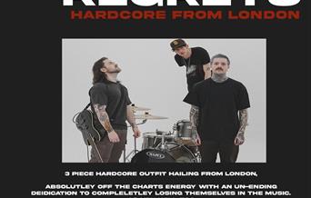 Poster of band and event information
