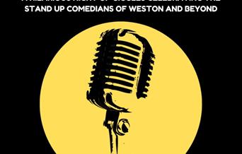 Poster of event with microphone as main image.