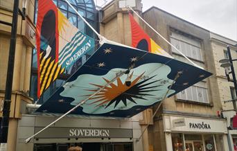 Side view of the High Street entrance to the Sovereign