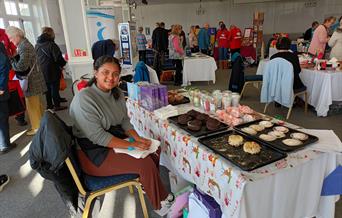 Lots of Charites and Local Organisations selling Christmas goodies