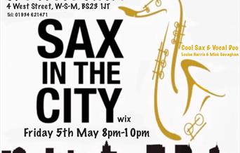 Sax In The City @ The Grove Bistro - live music & three course meal all for £20!