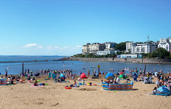 Busy Marine Lake beach