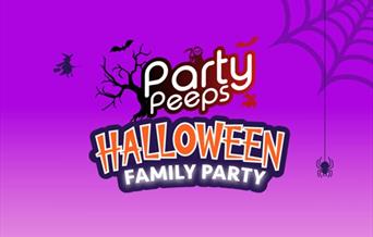 Party Peeps Family Halloween Party Poster