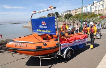 RNLI lifeboat Weston-super-Mare 2019 Marine Lake