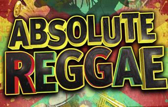 Background is a a green, yellow and red flag with instruments above and below the title that is in the centre coloured black outlined yellow, red and