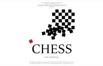A chess board and the title underneath.