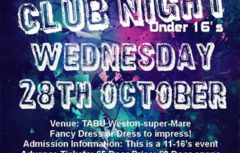 Under 16s Halloween Club Night