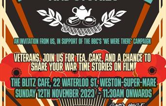 Tea, cake and stories poster