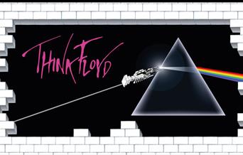 Pink Floyd tribute act poster looking like Dark Side of the Moon