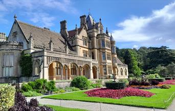 Exterior view of large stately home