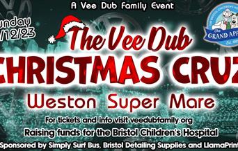 Advert publicising the Vee Dub Christmas Cruz
