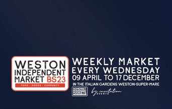 Flyer advertising the Weston-super-Mare Weekly Wednesday market