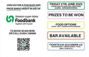 Poster for WSm Foodbank Fundraiser