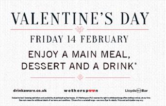 Valentine's Day at the Cabot Court Hotel - Two Dine for £20