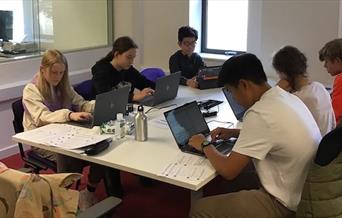 Children coding in Python