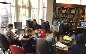 Coding at North Somerset library