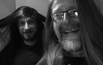 Flap Jack Max - photographs of the band in black and white.