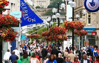 High Street shopping Weston-super-Mare retail shops