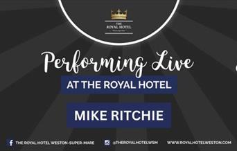 Mike Ritchie Performing live at the Royal Hotel