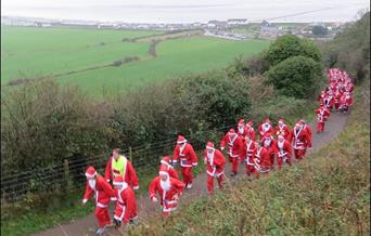 Brean Down Santa Scramble 5/10K Race