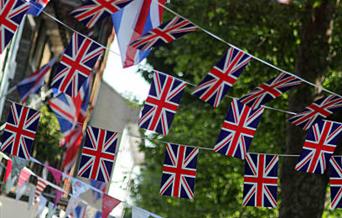 Union Jack flag bunting