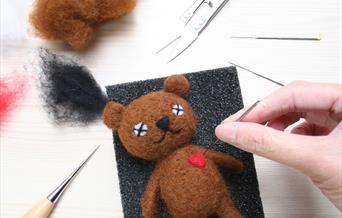 Teddy Bear Needle Felting Workshop By The Happy Felt Club