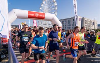 Weston Super Half Starting Line