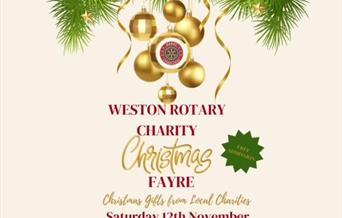 Weston Rotary charity Christmas fayre at the Royal Hotel