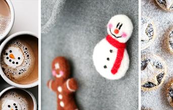 Christmas Needle Felting Party by The Happy Felt Club
