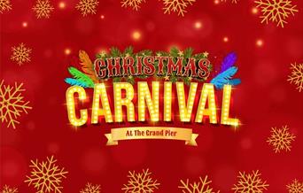 christmas background with text description quoting christmas carnival