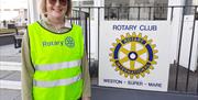 Rotary President Helen will welcome you