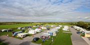Country View Holiday Park Sand Bay view of some touring caravans