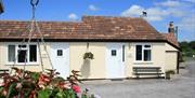 Exterior view of the holiday cottages