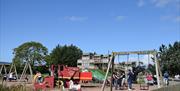 One of the outdoor playgrounds at Puxton Park