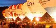 Night Glow at Bristol International Ballon Fiesta - credit Paul Box