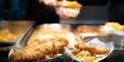 Grand Pier Boardwalk Restaurant Weston-super-Mare fish and chips