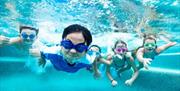 Children enjoying a swim