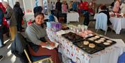 Lots of Charites and Local Organisations selling Christmas goodies