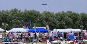 The BBMF Lancaster at the show previously