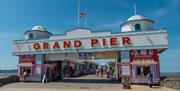 Entrance to a seaside pier