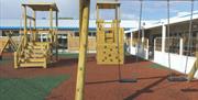 Riverside Holiday Village park adventure playground outdoor swings Visit Weston-super-Mare