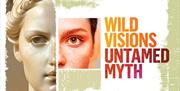 Wild Visions, Untamed Myth - split image statue/real girl