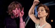Photo of two female performers: Katy & Lucy
