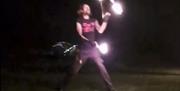Fire Club juggling