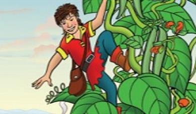 Bristol Old Vic Jack climbing up beanstalk