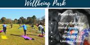 Poster about Ellenborough Park West wellbeing park