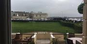 The Royal Grosvenor hotel patio view Visit Weston-super-Mare