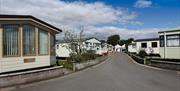 Country View Holiday Park Sand Bay view of static caravans