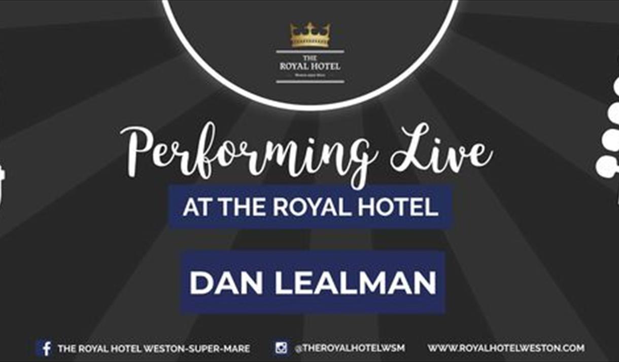 Dan Lealman performing live at the Royal Hotel