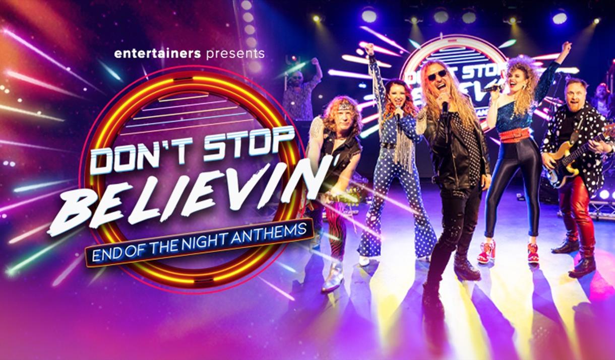 Don't stop believing concert poster